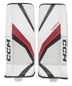 CCM YTFLEX 3 Youth Goalie Pads 6 CCM YTFLEX 3 Youth Goalie Pads -Ccm GPYFX3 WHTBKRD 01