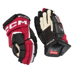 CCM JetSpeed FT6 Pro Junior Hockey Gloves -Ccm HGFT6PRO BKRW 03 scaled