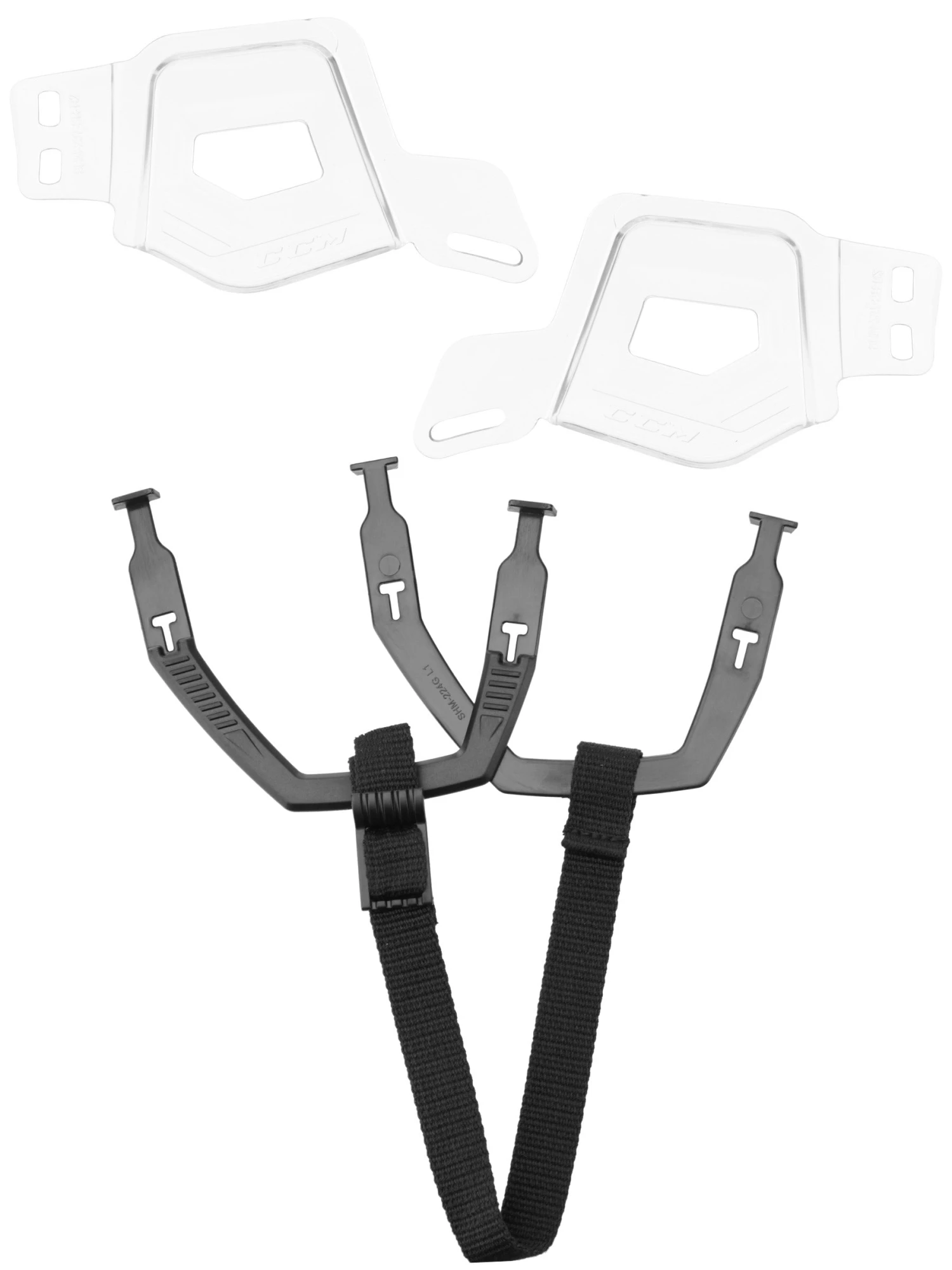 CCM Tacks Ear Cover, Ear Loop & Strap Black 1 CCM Tacks Ear Cover, Ear Loop & Strap Black